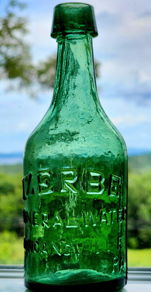 Ext. Rare Zerbe (Duncansville PA) Soda / Mineral Water Bottle! - Image 3