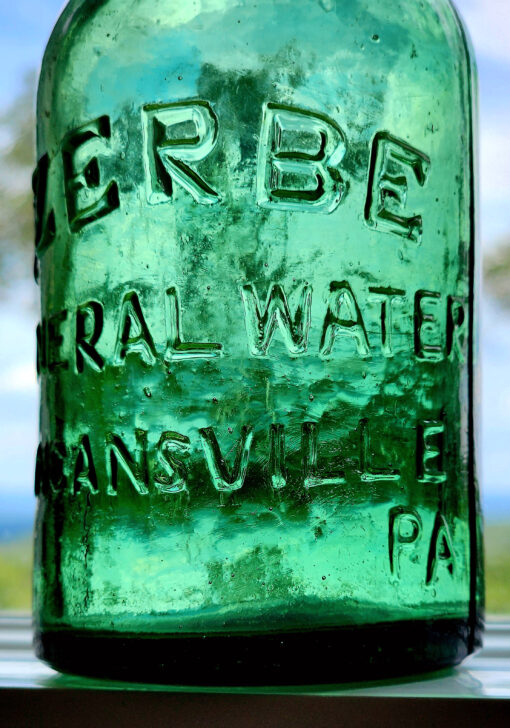 Ext. Rare Zerbe (Duncansville PA) Soda / Mineral Water Bottle! - Image 4