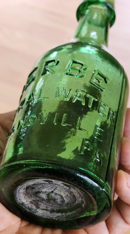 Ext. Rare Zerbe (Duncansville PA) Soda / Mineral Water Bottle! - Image 5